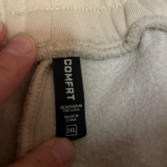 Comfrt Cream Joggers for Women size 2XL - Picture 2 of 10